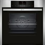 Neff BFS 4522 N, Backofen, Energieeffizienzklasse A+, Einbau, elektrisch, Volumen 71 l, Breite 66 cm, katalytische Selbstreinigung, FullSteam, Slide&Hide, Heißluftsystem, edelstahl