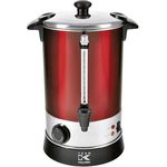 Team Kalorik Heißgetränke- und Glühweinautomat TKG GW 900, 950 Watt, 6.7 Liter Fassungsvermögen, rot, Edelstahl