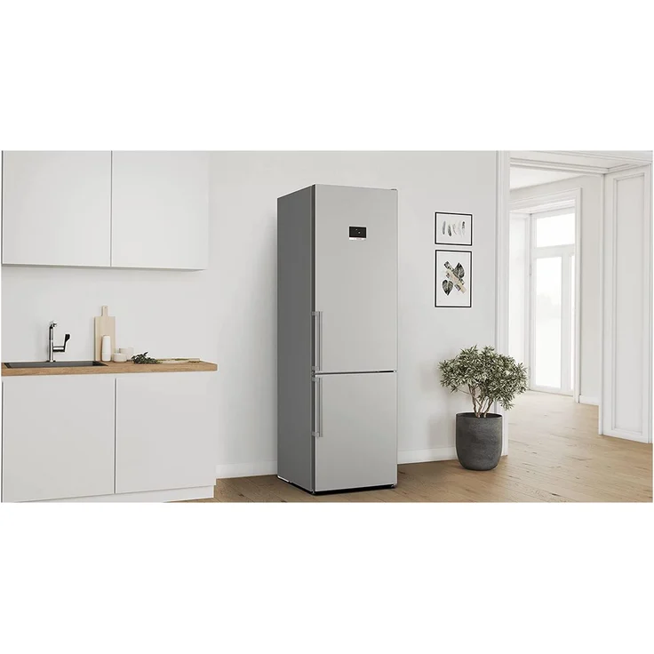 Bosch Home KGN39AIBT Serie 6 Kühl-Gefrierkombination, freistehend, edelstahl, NoFrost, 0-Grad-Zone, Schnellkühlen und -gefrieren, LED, Breite 60 cm, Energieklasse B – Bild 4