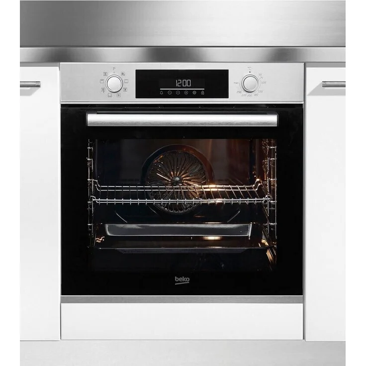 Beko Backofen-Set BBSM12320X, Elektrobackofen inklusive  Elektrokochfeld aus  Glaskeramik, Multifunktionskochen, Energieeffizienzklasse A, Garraum 72 l, Breite 59,4 cm, edelstahl – Bild 8