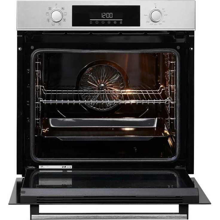 Beko Backofen-Set BBSM12320X, Elektrobackofen inklusive  Elektrokochfeld aus  Glaskeramik, Multifunktionskochen, Energieeffizienzklasse A, Garraum 72 l, Breite 59,4 cm, edelstahl – Bild 7