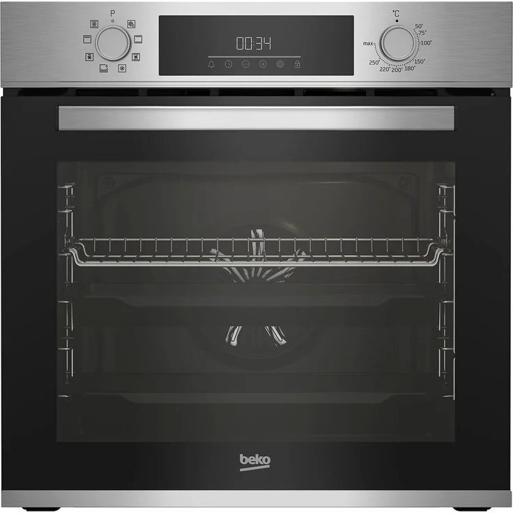 Beko Backofen-Set BBSM12320X, Elektrobackofen inklusive  Elektrokochfeld aus  Glaskeramik, Multifunktionskochen, Energieeffizienzklasse A, Garraum 72 l, Breite 59,4 cm, edelstahl – Bild 9