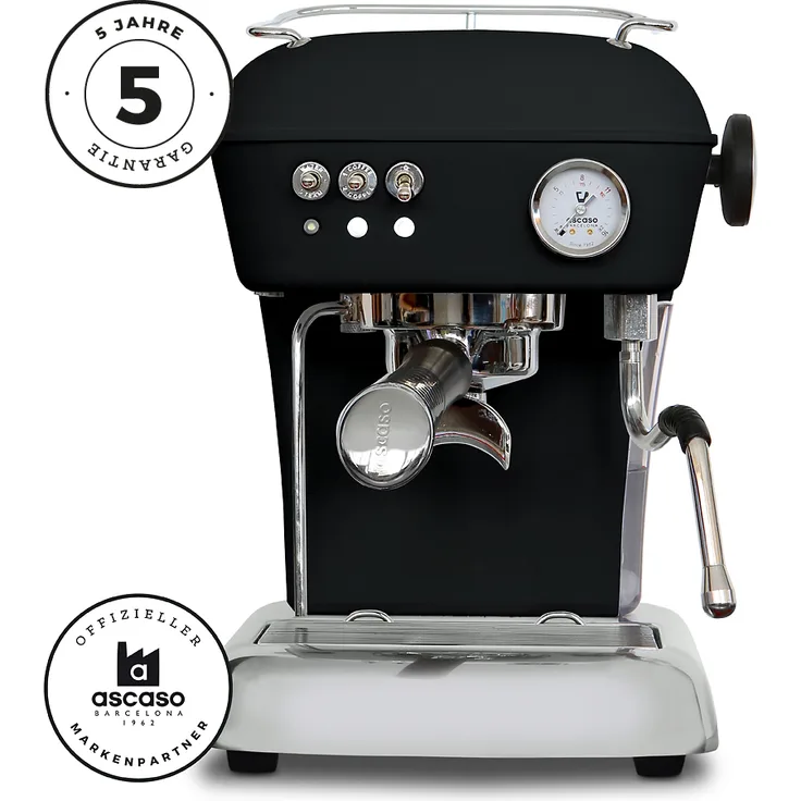 Ascaso Dream One Espressomaschine Siebträgermaschine, schwarz
