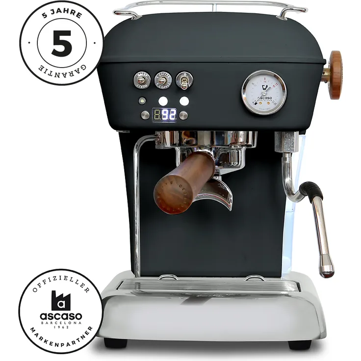 Ascaso Dream PID Espressomaschine Siebträgermaschine, anthrazit