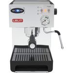 Lelit Anna PL41TEM semi-professionelle Kaffeemaschine für Espresso-Bezug, Cappuccino Pads-Kaffee-Temperaturregelung über PID-Steuerung-Edelstahl-Gehäuse, Stainless Steel, 2 liters, silber