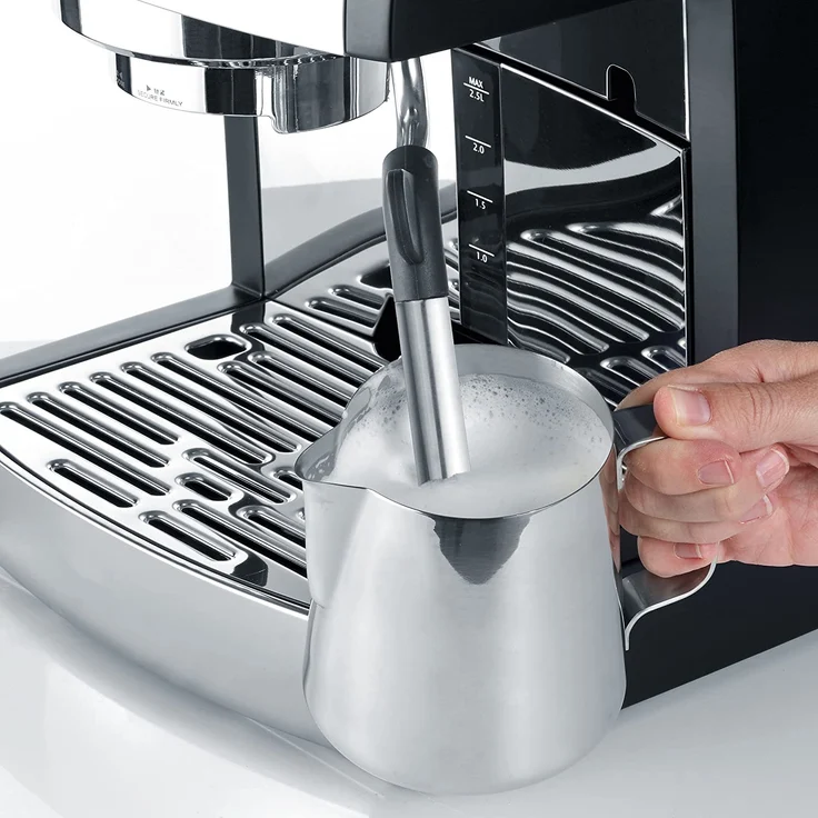 Graef ES702EU Siebträger-Espressomaschine pivalla, 1410 W, 16 Bar, schwarz-matt-edelstahl – Bild 4