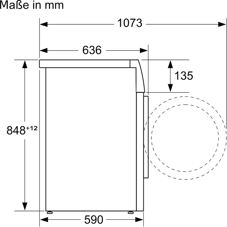 Bosch Serie 6 WGG244M40, Frontlader-Waschmaschine, A, Fassungsvermögen 9 kg, Standgerät – Bild 8