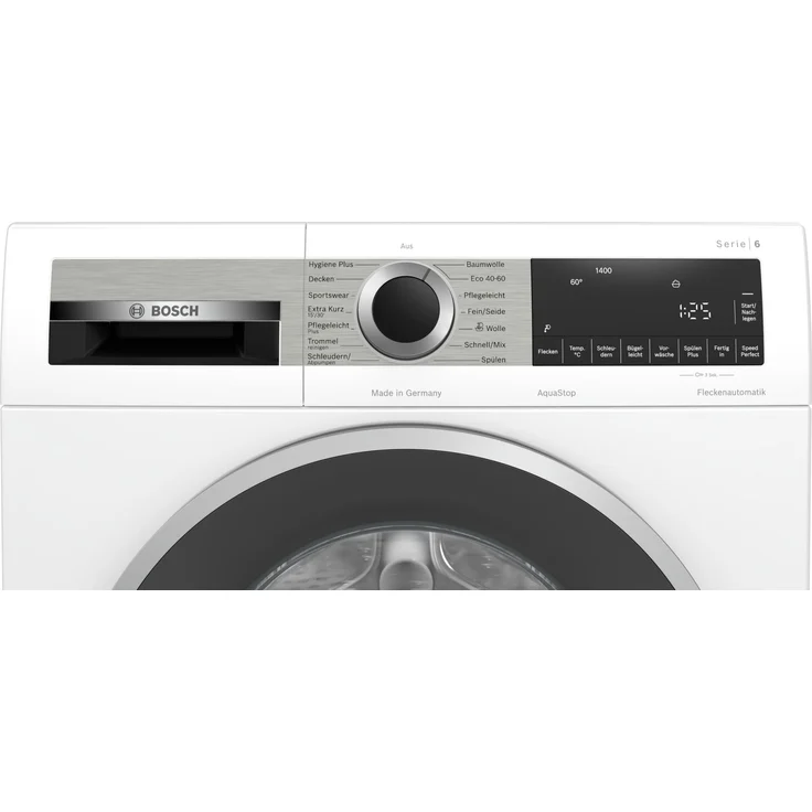 Bosch Serie 6 WGG244M40, Frontlader-Waschmaschine, A, Fassungsvermögen 9 kg, Standgerät – Bild 3