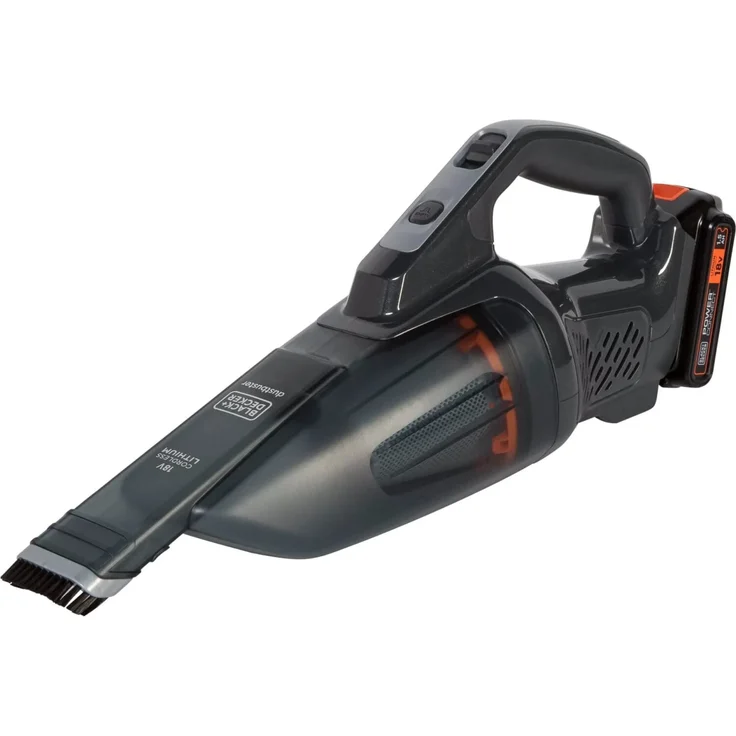 Black & Decker BCHV001C1 Dustbuster Kleinstaubsauger, 14 min Akkubetrieb, grau – Bild 1