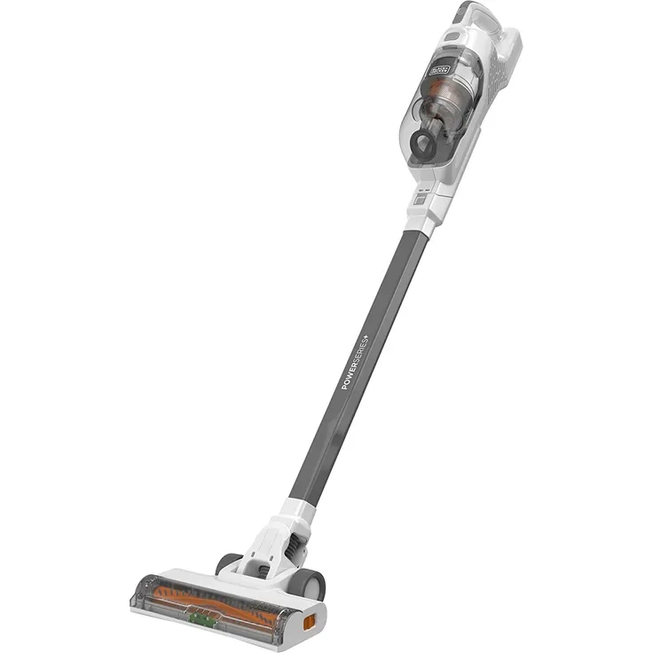 Black & Decker BHFEA515J Handstaubsauger, 33 min Akkubetrieb, Zyklon-Technologie, weiß-grau