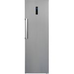 Exquisit KS360-V-HE-040E Kühlschrank, freistehend, inoxlook, Breite 60 cm, Energieklasse E