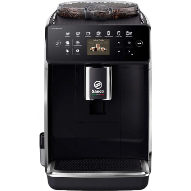 Saeco GranAroma SM6480-00 Kaffeevollautomat mit Milchsystem, 1,8 l Wassertank, 0,6 l Milchbehälter, schwarz – Bild 3
