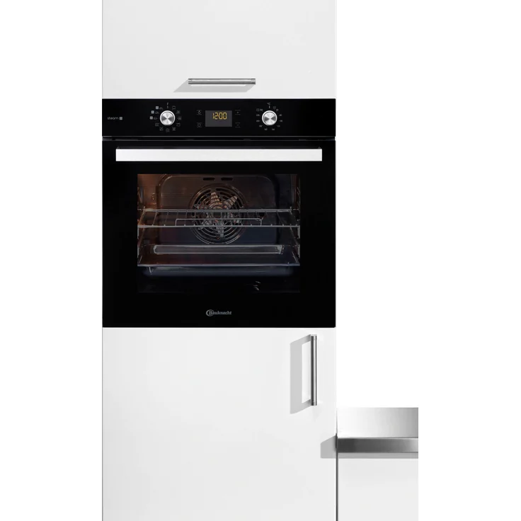Bauknecht BAK5S KP8V2 BLG Backofen, Einbau, Energieeffizienzklasse A+, Garraum 71 l, Selbstreinigung Pyrolyse, versenkbare Drehknöpfe, PowerHeißluft, ClassicCook, schwarz – Bild 6