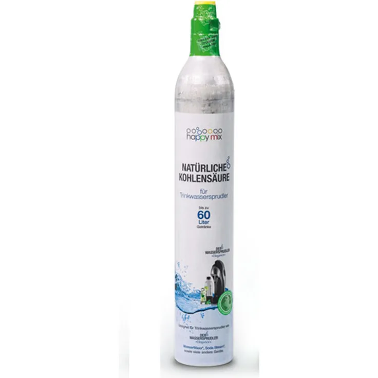 happy mix CO2 Zylinder, Kohlensäure, Kauf-Zylinder, inkl. Füllung 425g