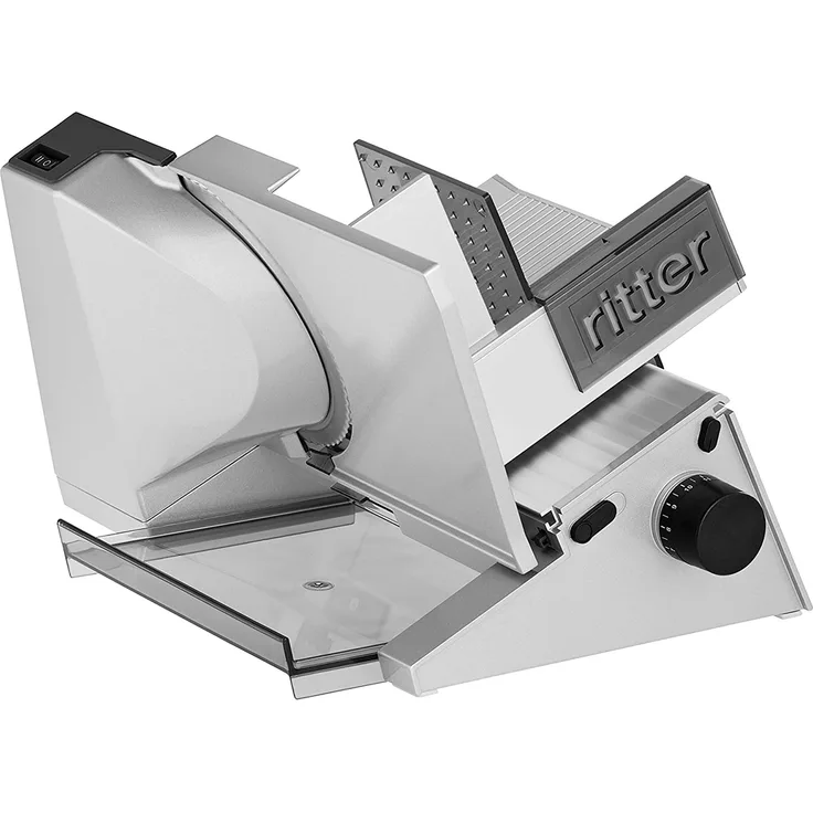 Ritter CONTURA 3 Allesschneider in Vollmetallausführung, 65W, 23 mm Schnittstärke, silber