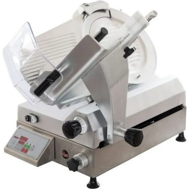 Saro F-350 automatische Aufschnittmaschine, Edelstahl, Aluminium, silber