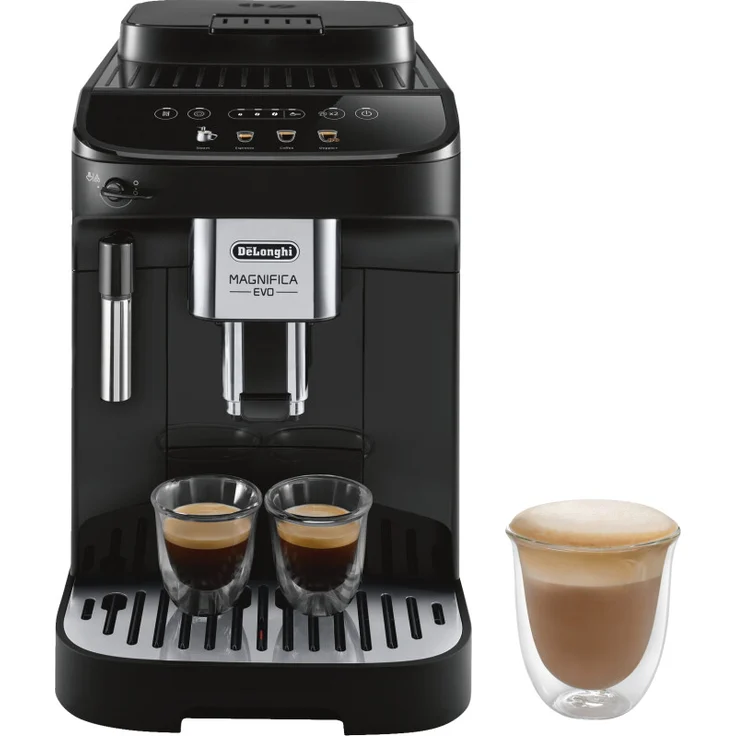 De'Longhi ECAM 290.22.B Magnifica Evo Coffee Kaffeevollautomat, Milchaufschäumdüse, 1,8 l Wasserbehälter, schwarz – Bild 1