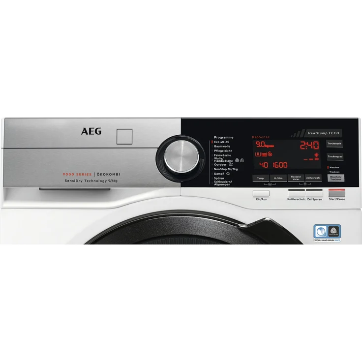 AEG Serie 9000 L9WEF80690, Waschtrockner, Energieeffizienzklasse C, Standgerät, Breite 59,7 cm, Geräuschemissionsklasse B – Bild 2