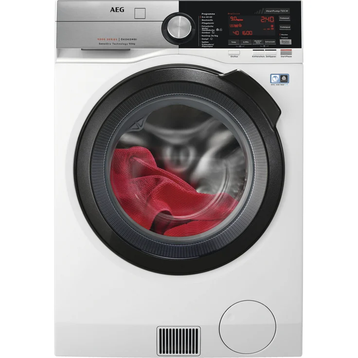 AEG Serie 9000 L9WEF80690, Waschtrockner, Energieeffizienzklasse C, Standgerät, Breite 59,7 cm, Geräuschemissionsklasse B – Bild 1