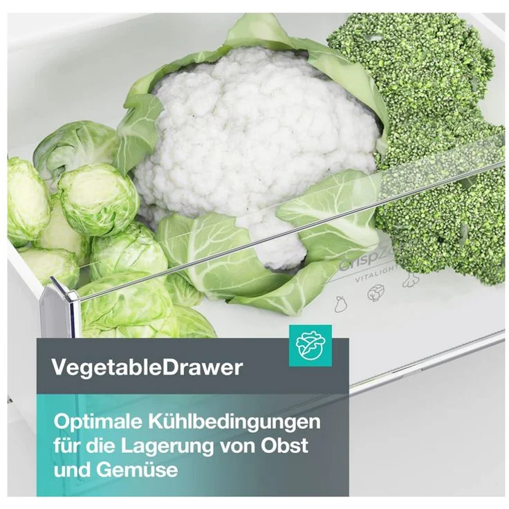 Gorenje NRK418ECS4 Kühl-Gefrierkombination, freistehend, silber, NoFrost, Multi-Airflow, Breite 55 cm – Bild 7