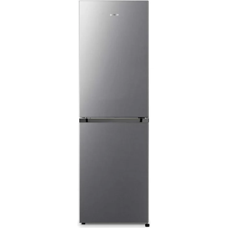 Gorenje NRK418ECS4 Kühl-Gefrierkombination, freistehend, silber, NoFrost, Multi-Airflow, Breite 55 cm – Bild 1