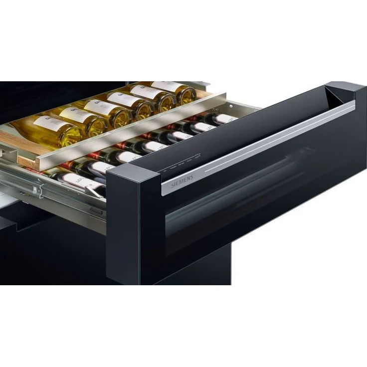 Siemens KF96RSBEA French-Door-Kühlschrank, freistehend, schwarz, NoFrost, Schnellkühlen und -gefrieren, 0-Grad-Kühlzone, Wassertank, Breite 91 cm – Bild 3