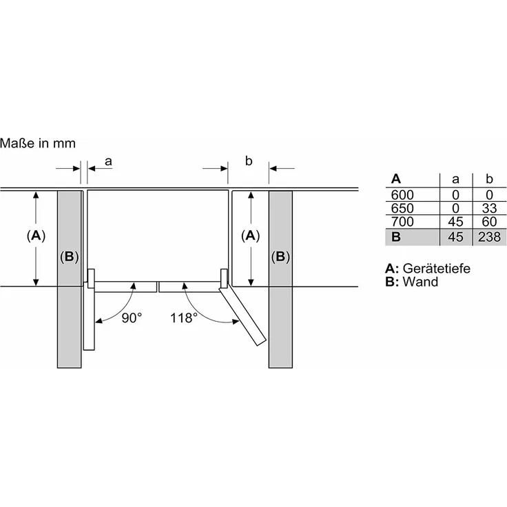 Siemens KF96RSBEA French-Door-Kühlschrank, freistehend, schwarz, NoFrost, Schnellkühlen und -gefrieren, 0-Grad-Kühlzone, Wassertank, Breite 91 cm – Bild 9