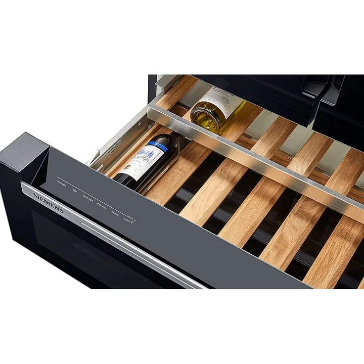 Siemens KF96RSBEA French-Door-Kühlschrank, freistehend, schwarz, NoFrost, Schnellkühlen und -gefrieren, 0-Grad-Kühlzone, Wassertank, Breite 91 cm – Bild 7