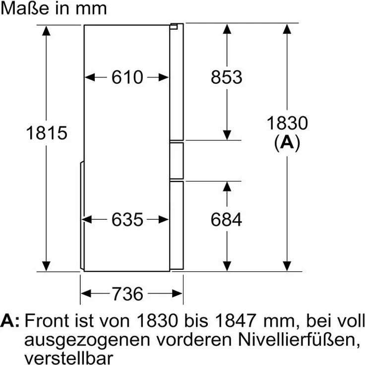 Siemens KF96RSBEA French-Door-Kühlschrank, freistehend, schwarz, NoFrost, Schnellkühlen und -gefrieren, 0-Grad-Kühlzone, Wassertank, Breite 91 cm – Bild 10