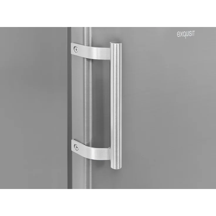 Exquisit KS16-4-HE-040E Kühlschrank, freistehend, Inoxlook, Energieklasse E – Bild 7