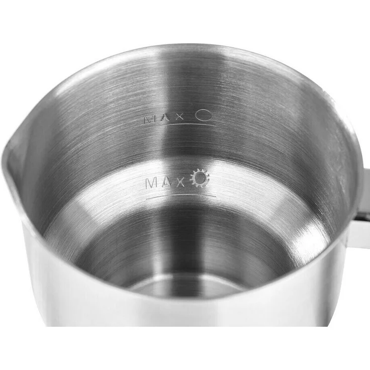 BEEM MILK-PERFECT Induktions-Milchaufschäumer, 500W, Aufschäumen 260ml, Milch 500 ml, LED, Edelstahl, PP, schwarz – Bild 3