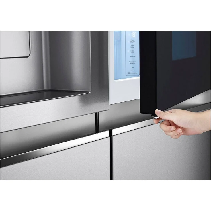 LG GSXV90BSDE Side-by-Side-Kühlschrank, freistehend, silber, NoFrost, Wasserspender, Festwasseranschluss, Schnellgefrieren, Fresh Zone, Door-in-Door, IceMaker, Breite 91.3 cm – Bild 8