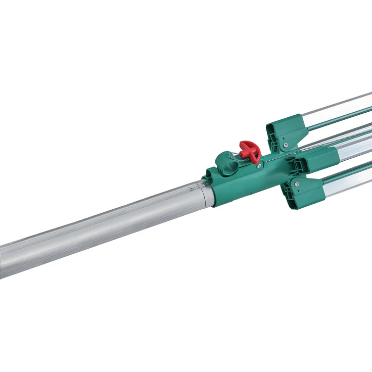 Leifheit Wäschespinne Linomatic V400 mit Leinenautomatik für saubere Leinen, 40m Leinenlänge für 4 Waschmaschinenladungen, mit Easy-Lift-System für leichtes Öffnen, inkl. Bodenhülse und Wäscheklammern – Bild 5