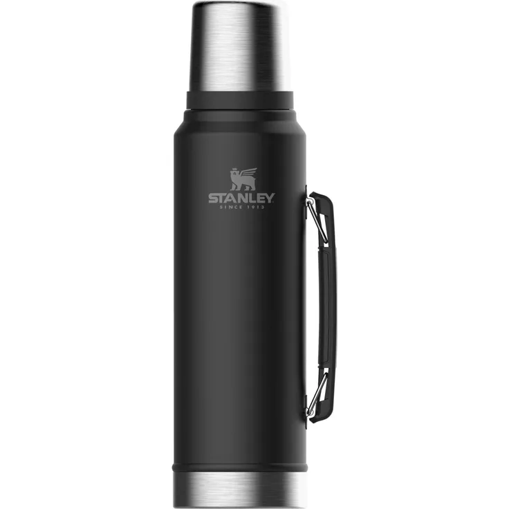 Stanley Classic Legendary Bottle 1.1 QT 1 Liter - die legendäre Edelstahl Thermoskanne - 66830