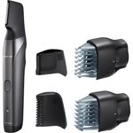 Panasonic ER-GY60-H503 3-in-1 Multigroomer für Herren, Taschenformat, i-Shaper, 4 verschiedene Zubehörteile, silber