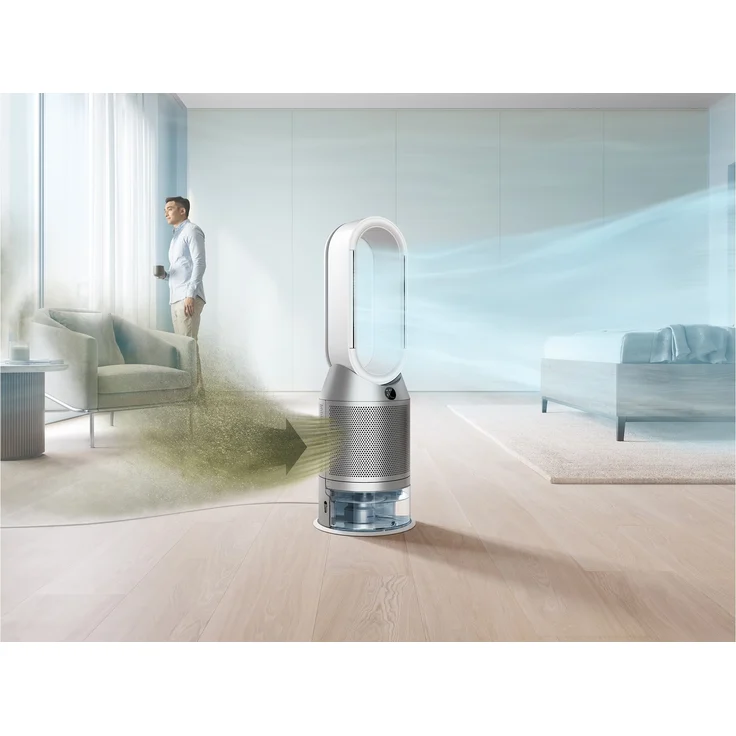 Dyson PH3A Humidify, Cool Auto React Luftreiniger mit Luftbefeuchtungsfunktion, 40 Watt, weiß-nickel, 419914-01 – Bild 6