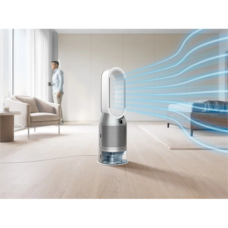 Dyson PH3A Humidify, Cool Auto React Luftreiniger mit Luftbefeuchtungsfunktion, 40 Watt, weiß-nickel, 419914-01 – Bild 8