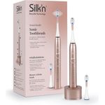 Silk'n SonicSmile SS1PEUP001 Schallzahnbürste mit Timer, Handstück + 2 Aufsteckbürsten, roségold