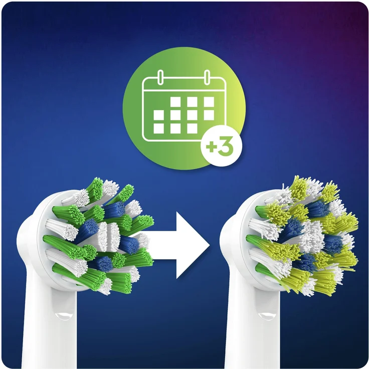Oral-B CrossAction mit CleanMaximiser Technologie 3er-Pack – Bild 3