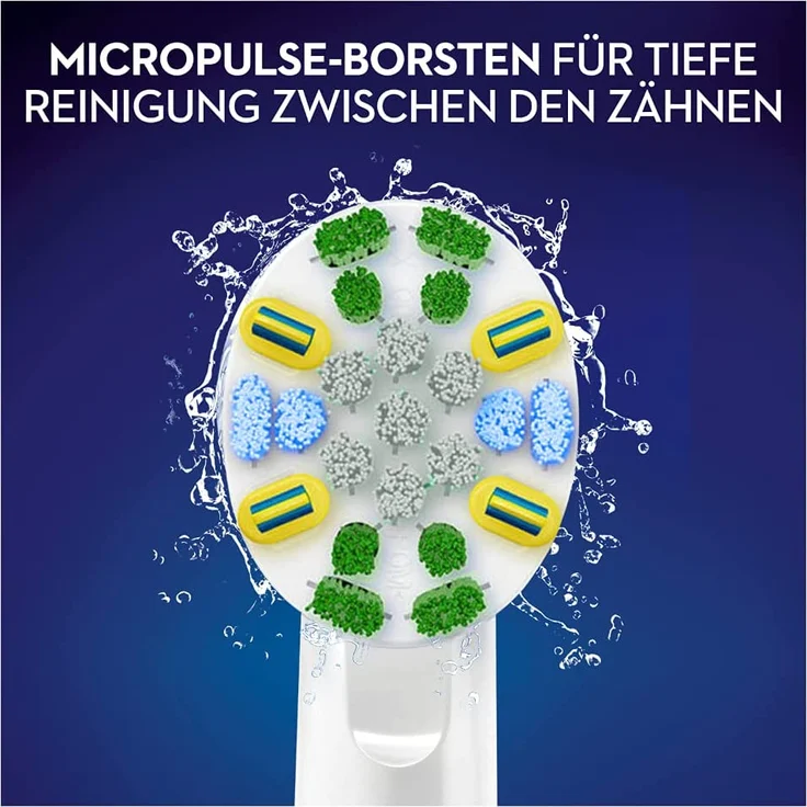Oral-B Tiefenreinigung mit CleanMaximiser 6er Aufsteckbürste, weiß – Bild 3