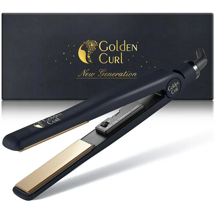 Golden Curl The Gold Glätteisen Schwarz