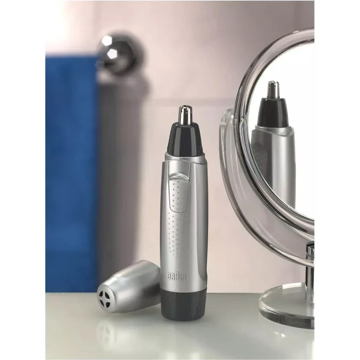 Braun Exact Series EN10 Ohr- und Nasenhaartrimmer, silber – Bild 5