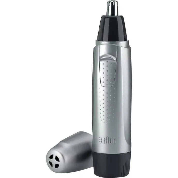 Braun Exact Series EN10 Ohr- und Nasenhaartrimmer, silber – Bild 1
