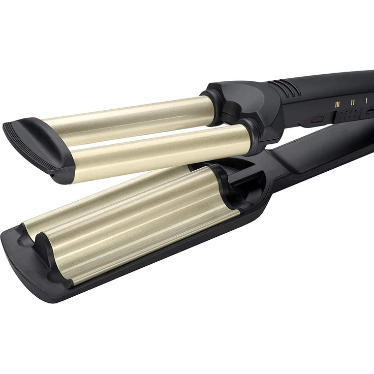 BaByliss C260E Welleneisen Easy Beach Waves, Advanced Ceramics Heizsystem, Titan-Keramikplatten, 3 Temperaturstufen, inkl. Hitzeschutzmatte – Bild 4