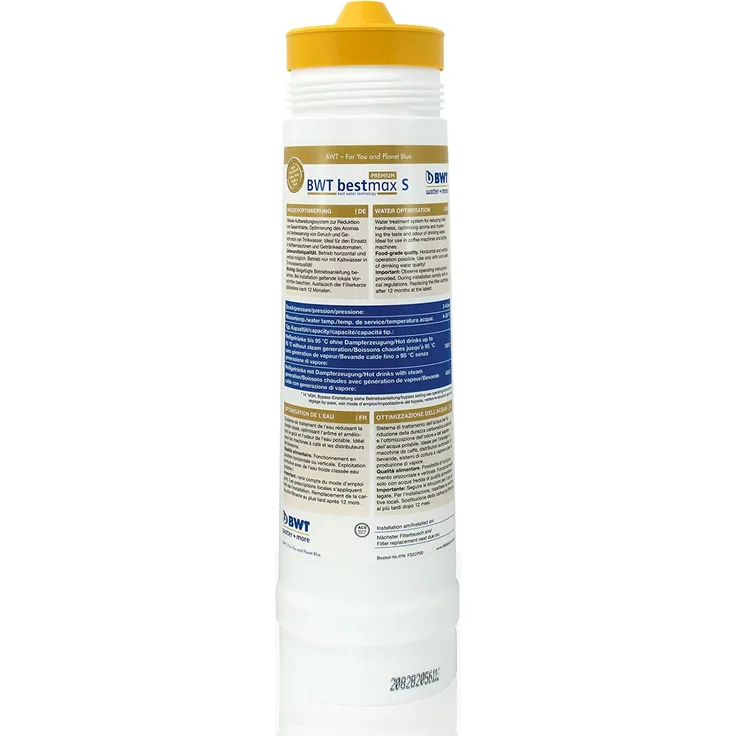 BWT Wasserfilter Kartusche bestmax S PREMIUM (ohne Filterkopf)