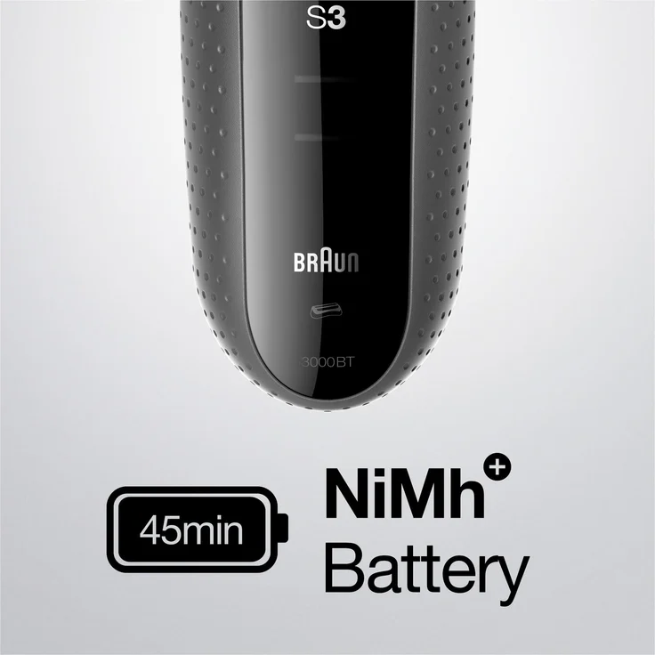 Braun Series 3 3000BT Shave&Style 3-in-1 Herren Rasierer Trockenrasur inkl. Präzisionstrimmer und 5 Kammaufsätze schwarz – Bild 4