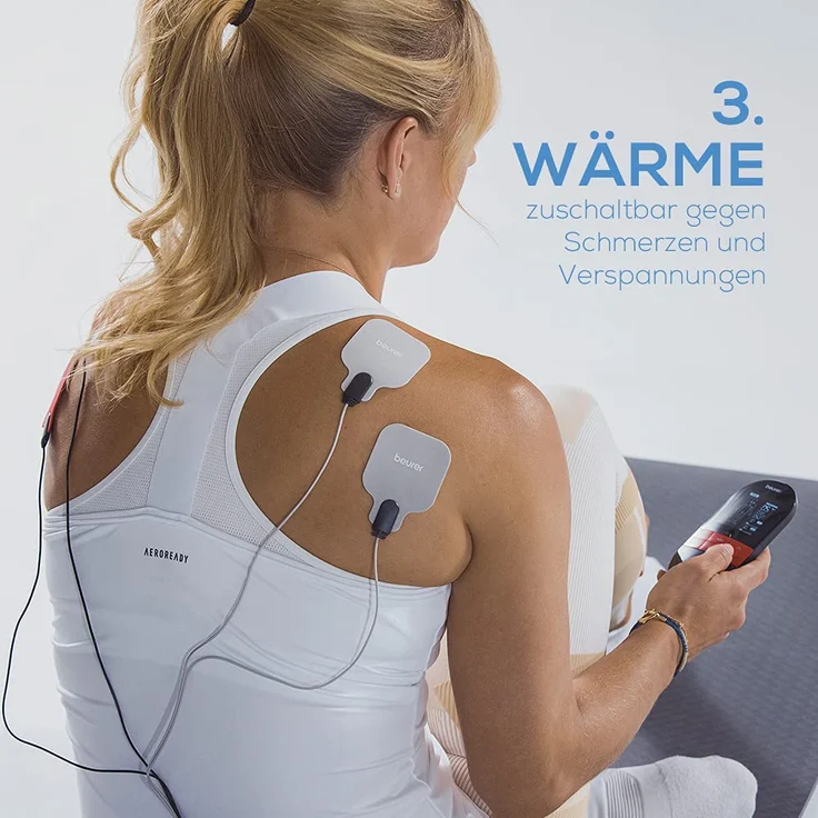 Beurer EM59 Digitales TENS/EMS Gerät Reizstromgerät mit 4 Elektroden – Bild 7