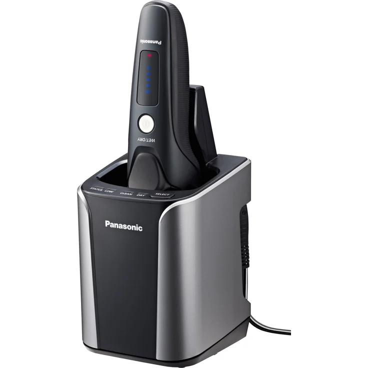 Panasonic ES-LV97-K803 Nass-Trocken Herren Rasierer, 5-fach-Scherkopf mit Linearmotor, inklusiv Reinigungs- und Ladestation, schwarz – Bild 3