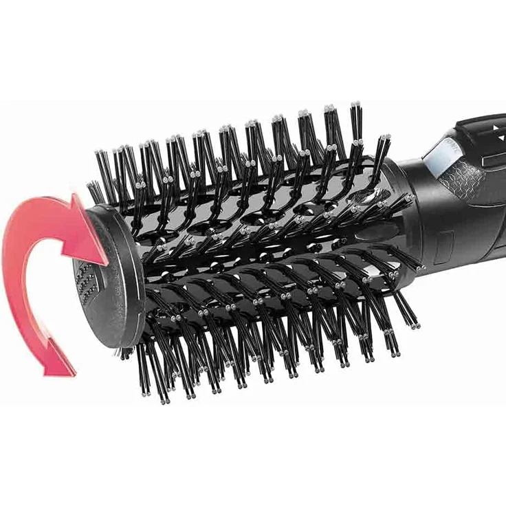 Babyliss Pro 102627 800 Watt Bürstenaufsätze 40 mm und 50 mm mit 2 Gebläsestufen inkl. 2 Stylingaufsätze, schwarz – Bild 4