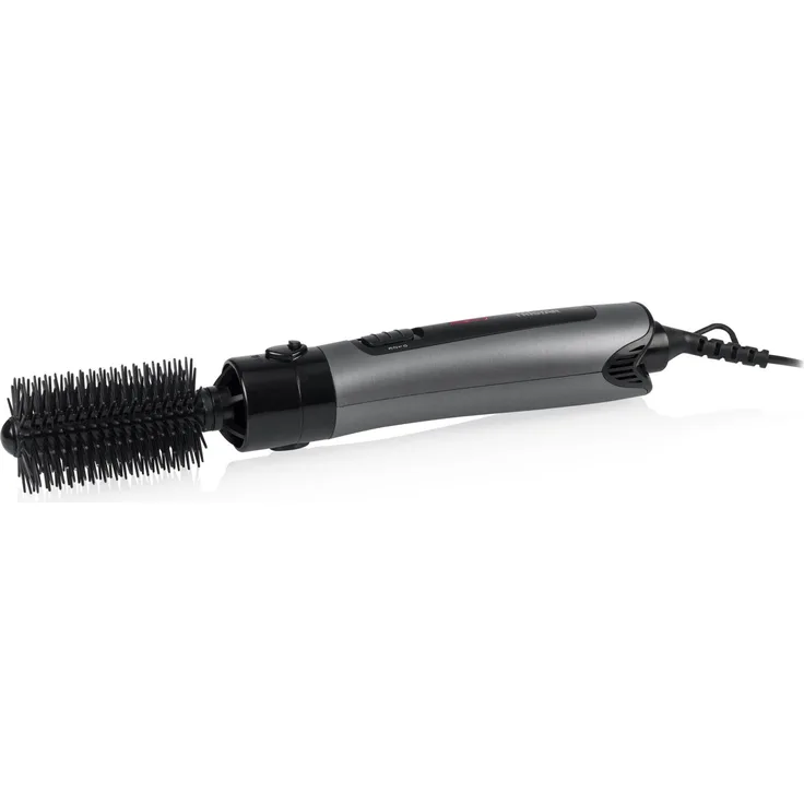 Tristar HD-2404 Lockenbürste, 600W, Kaltstufe, Keramik-Technologie, Überhitzungsschutz, inkl. 2 Bürsten, schwarz und Grau